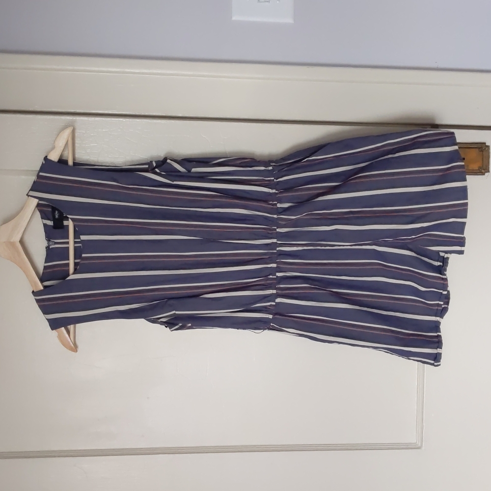 Striped romper, elastic waist, Mossimo, medium